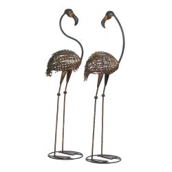 Wild Flamingo Garden Duo