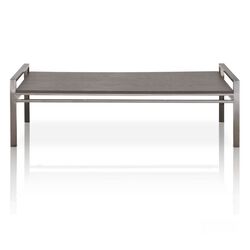 Coffee Table With metal Base Black Wash