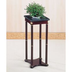 Effortlessly Versatile Accent Plant stand, Merlot Brown