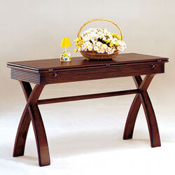 Kingston Transitional Style Console Table, Cherry
