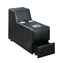 Floria Contemporary Speaker Console, Black