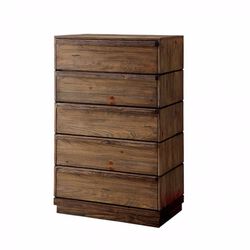 Leatherette Rectangular Shaped Bench with Block Legs, Black and Brown