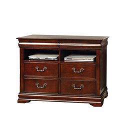 Transitional Style Wooden Dining Table with 6 Drawers, White