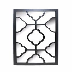 Elegantly Charmed Wooden WallDecor, Black